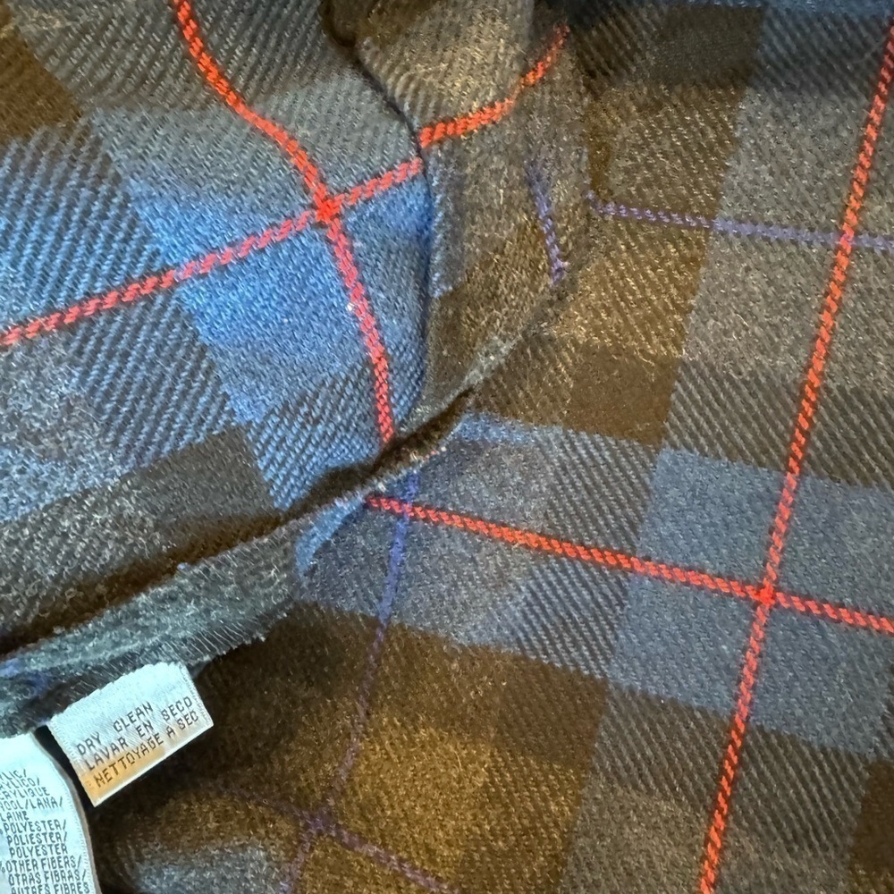 Vintage Evan Picone Wool blend Snap Front Shacket Shirt / 18 - Picture 10 of 11